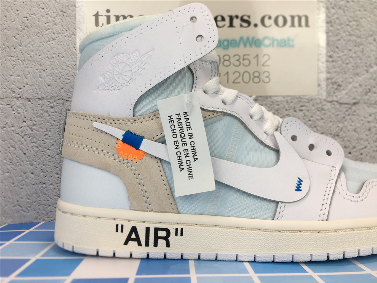 OG Batch Off-White Air Jordan 1 White AQ0818-100